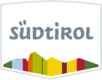 Logo Südtirol mit buntem Bergdesign